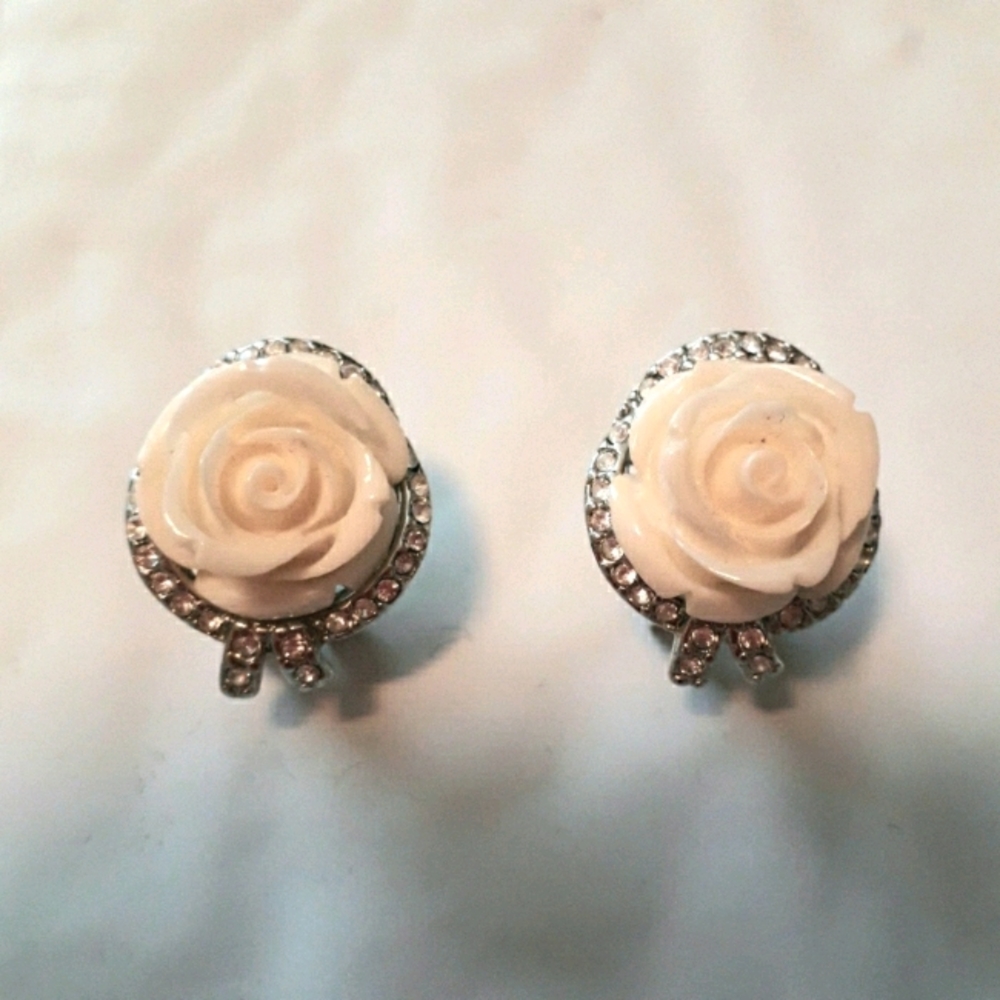 Park Lane Rose & Swarovski Earrings
